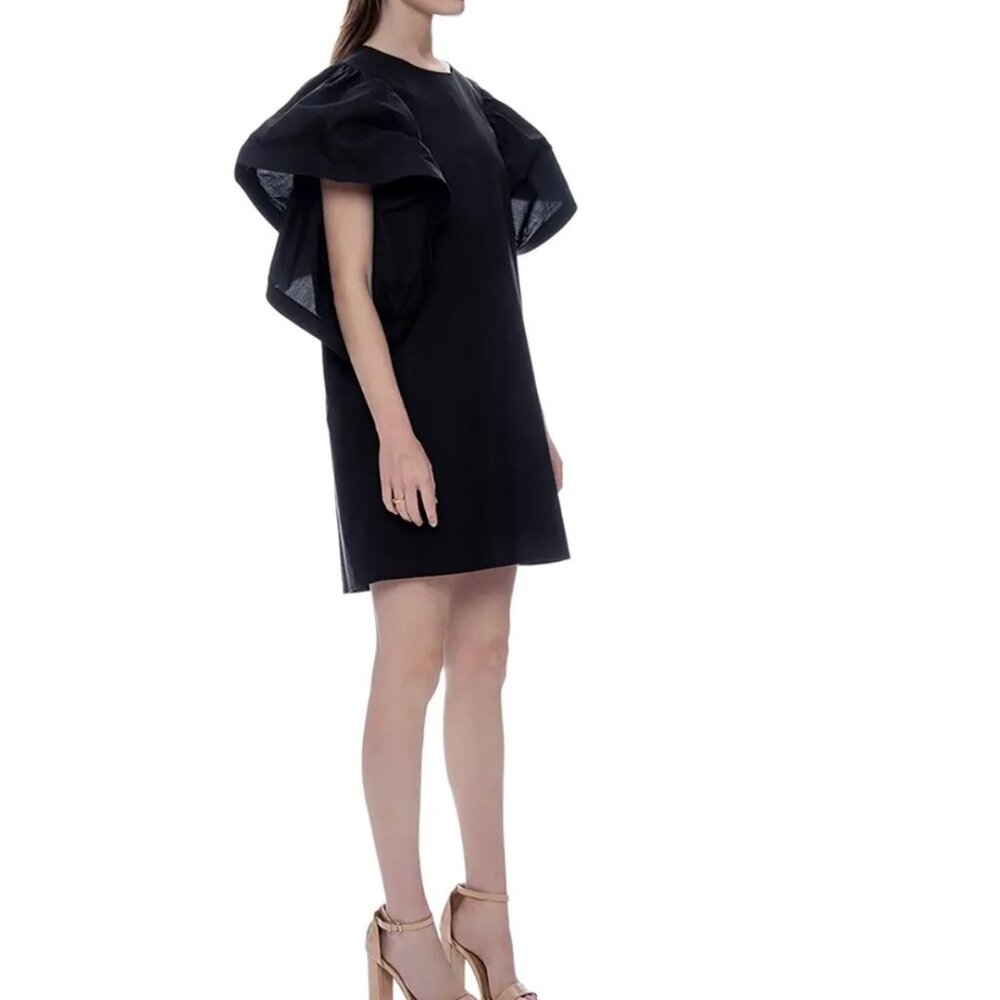 gracia  butterfly dress - black